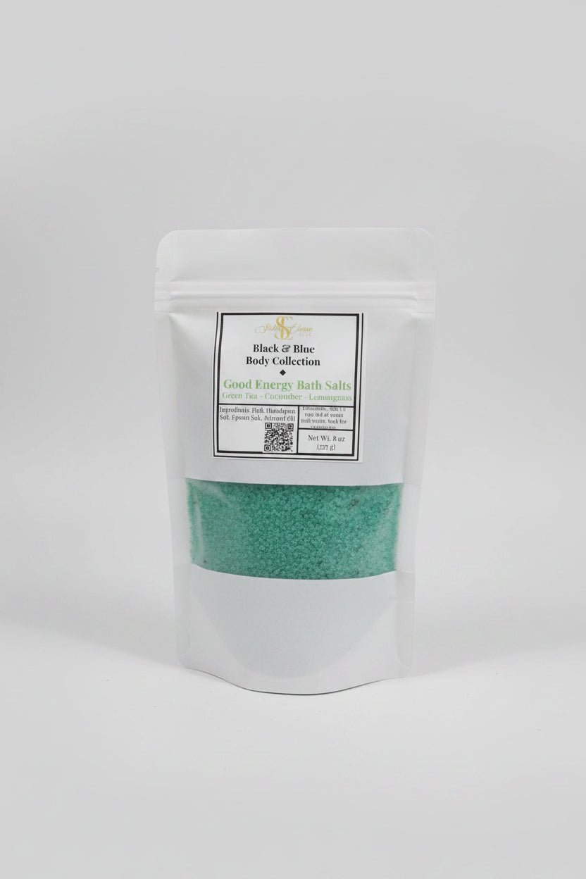 Good Energy Bath Salts – 8 oz Kraft Pouch - Stella Elaine Luxe® -