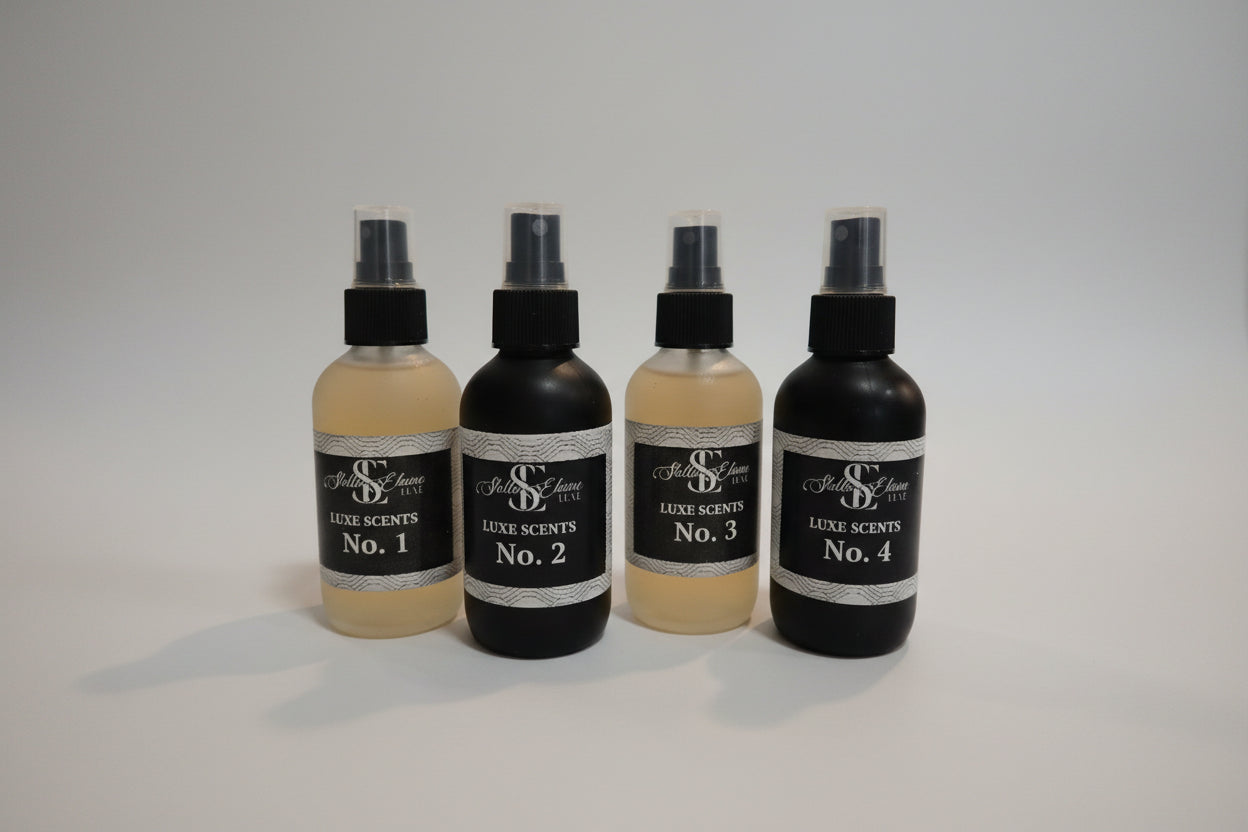4 oz Clear or Black Glass Room / Linen Spray