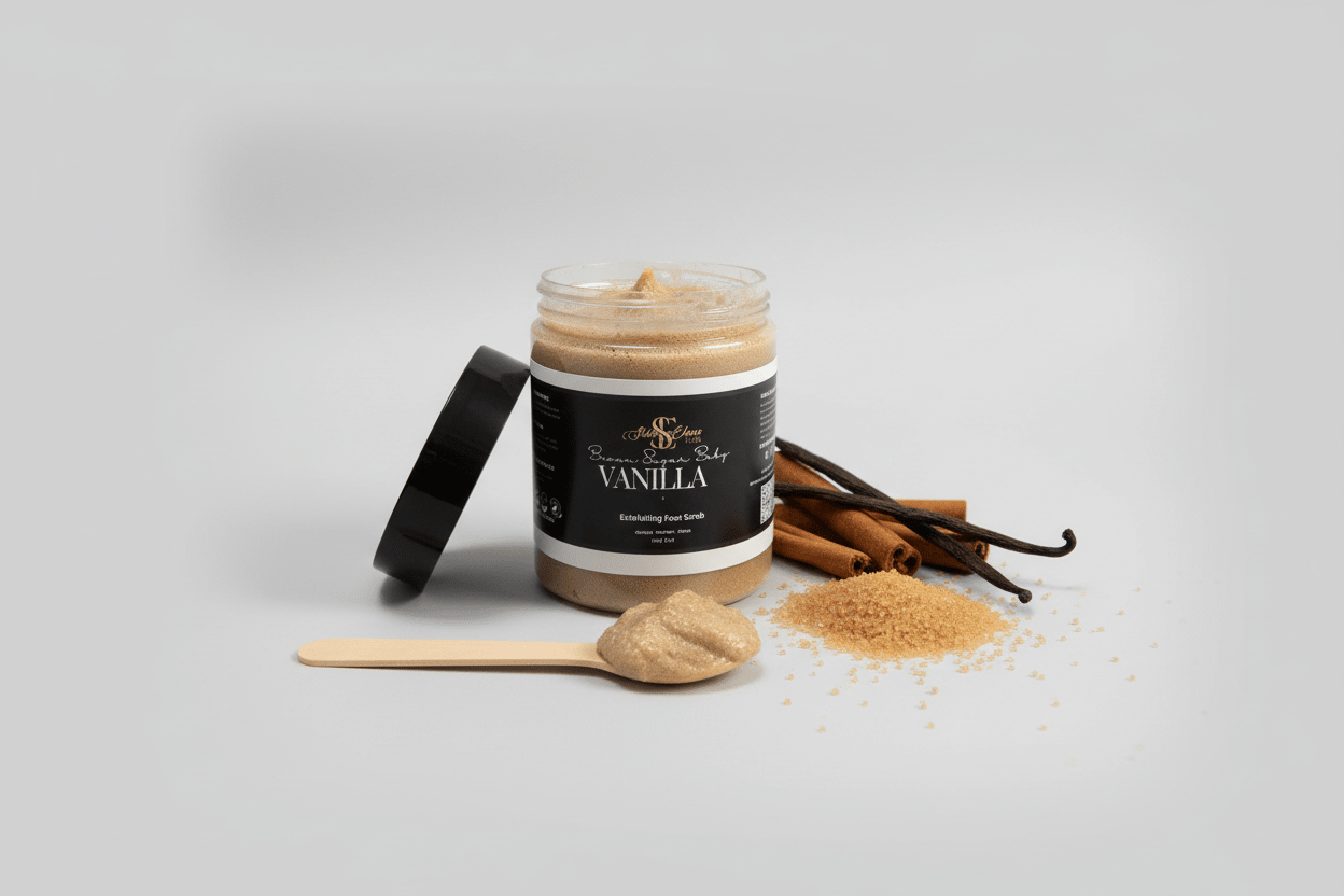 8 oz Brown Sugar Baby Body Scrub - Stella Elaine Luxe® - 