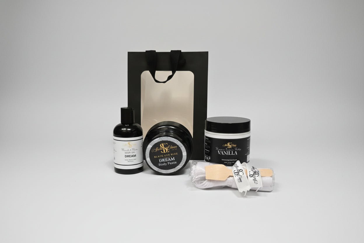 Black and Blue Body Collection Spa Ritual - Stella Elaine Luxe® - Evoke