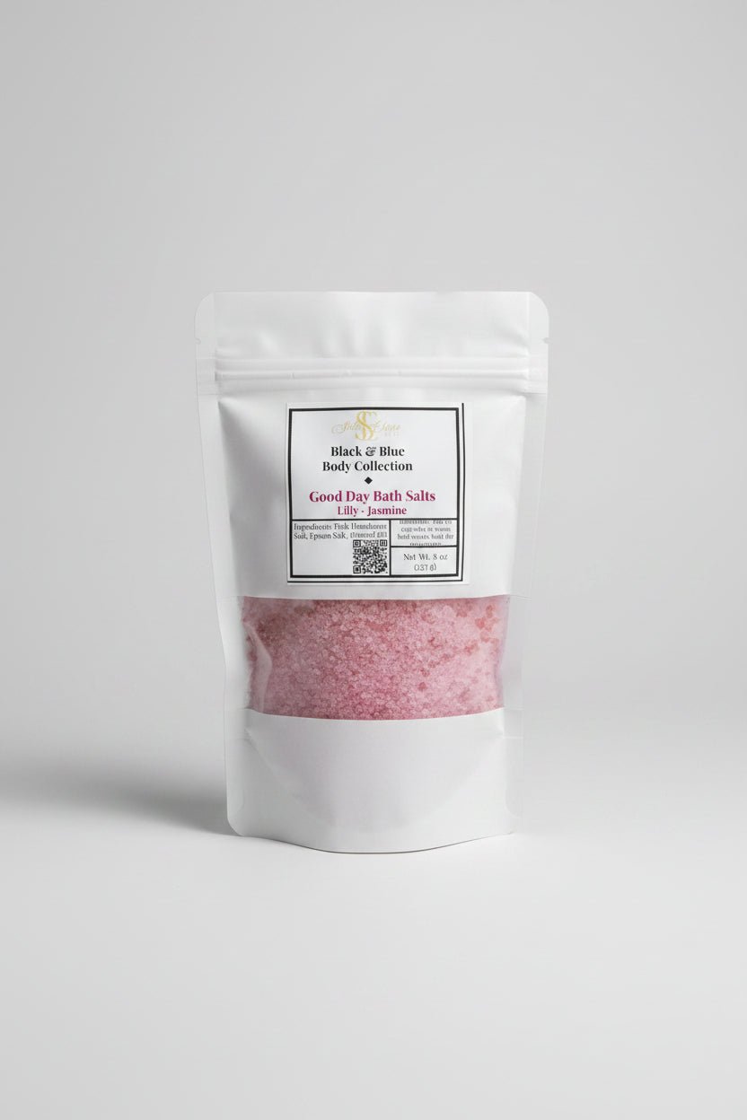 Good Day Bath Salts – 8 oz Kraft Pouch - Stella Elaine Luxe® - 