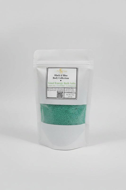 Good Energy Bath Salts – 8 oz Kraft Pouch - Stella Elaine Luxe® - 