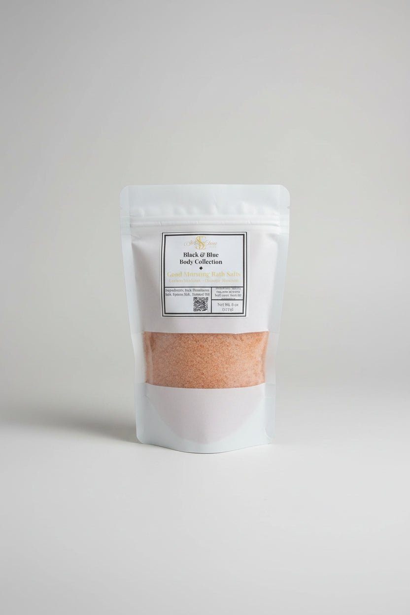 Good Morning Bath Salts – 8 oz Kraft Pouch - Stella Elaine Luxe® - 