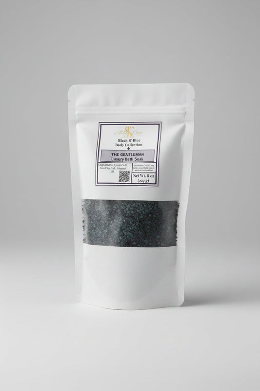 The Gentleman Bath Salts – 8 oz Kraft Pouch - Stella Elaine Luxe® - 